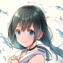 Reference anime portrait