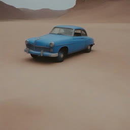 Reference blue car